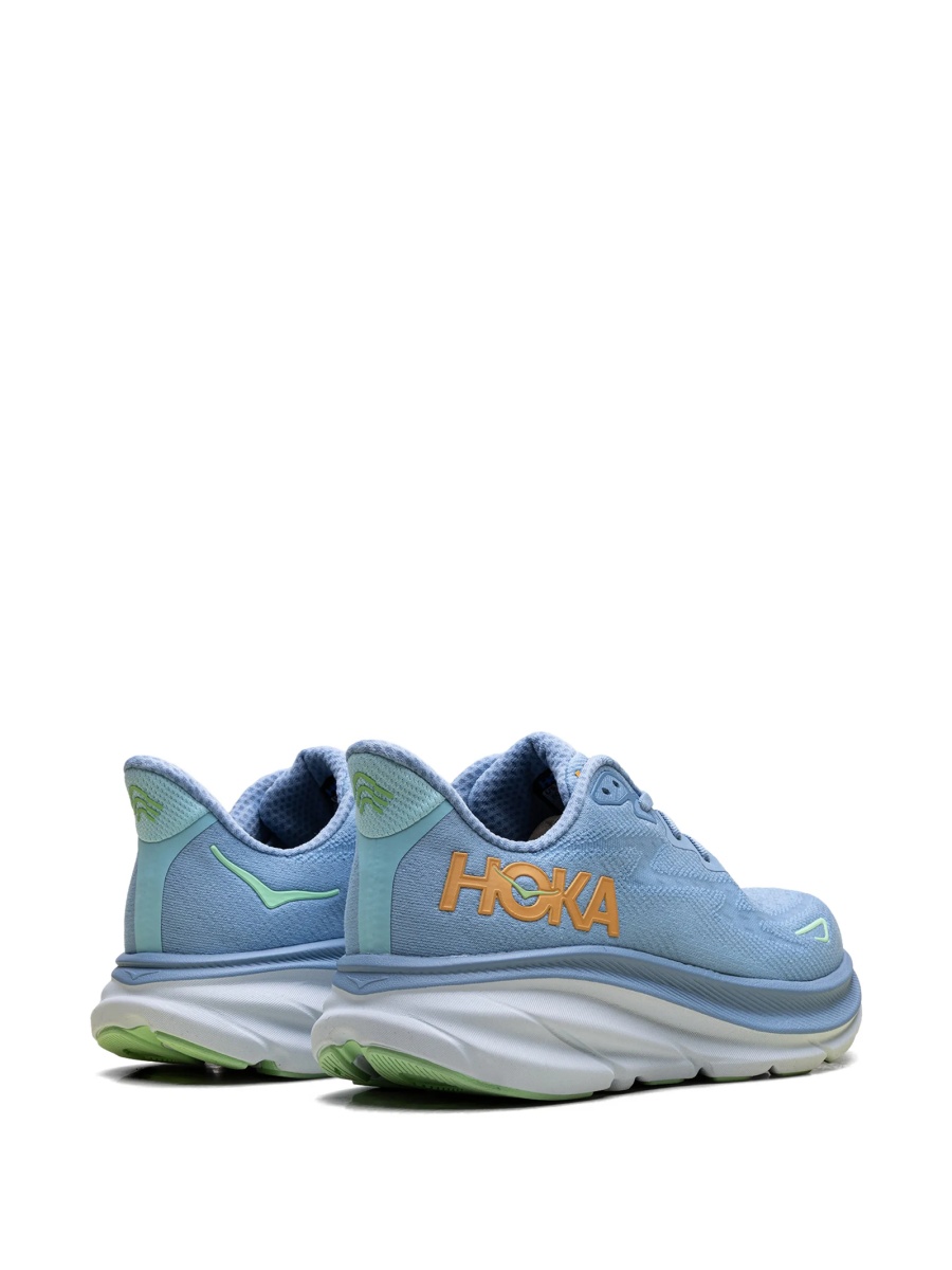 Sneakers Hoka One One albastri din material textil - Img 3