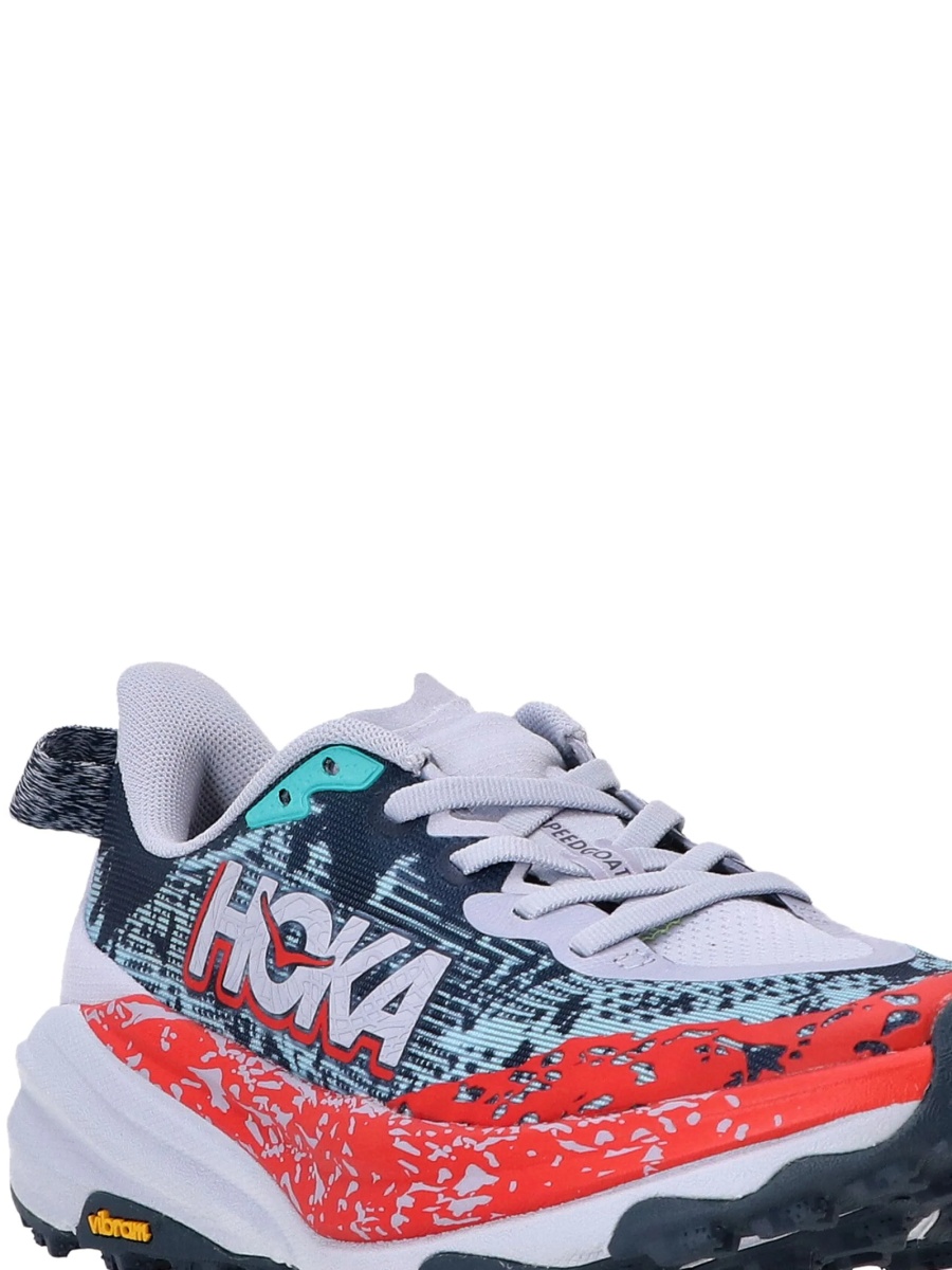 Sneakers Hoka One One albi din material textil - Img 2