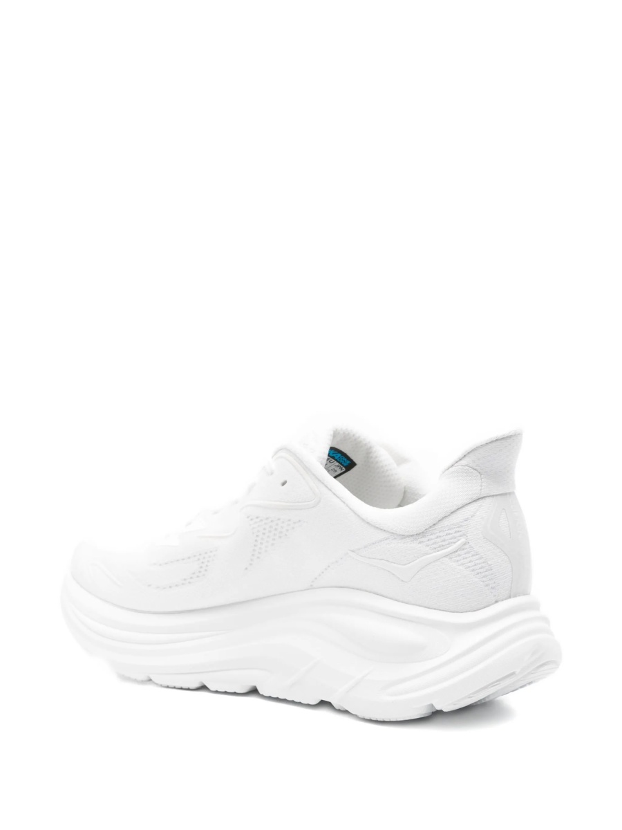 Sneakers Hoka One One albi din material textil - Img 3