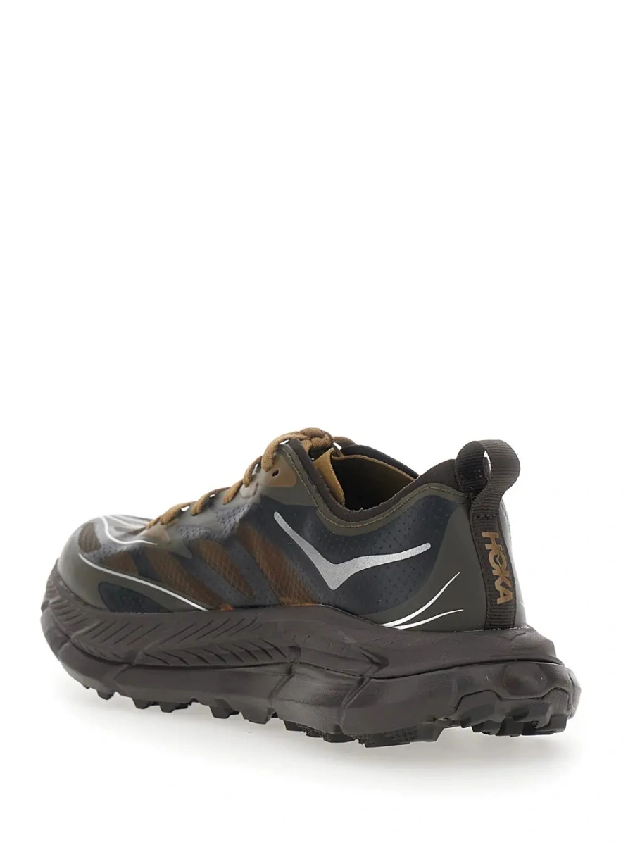 Sneakers Hoka One One maro din material textil - Img 3
