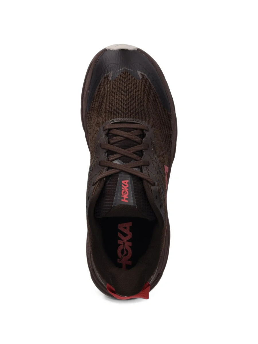 Sneakers Hoka One One maro din plasa - Img 3