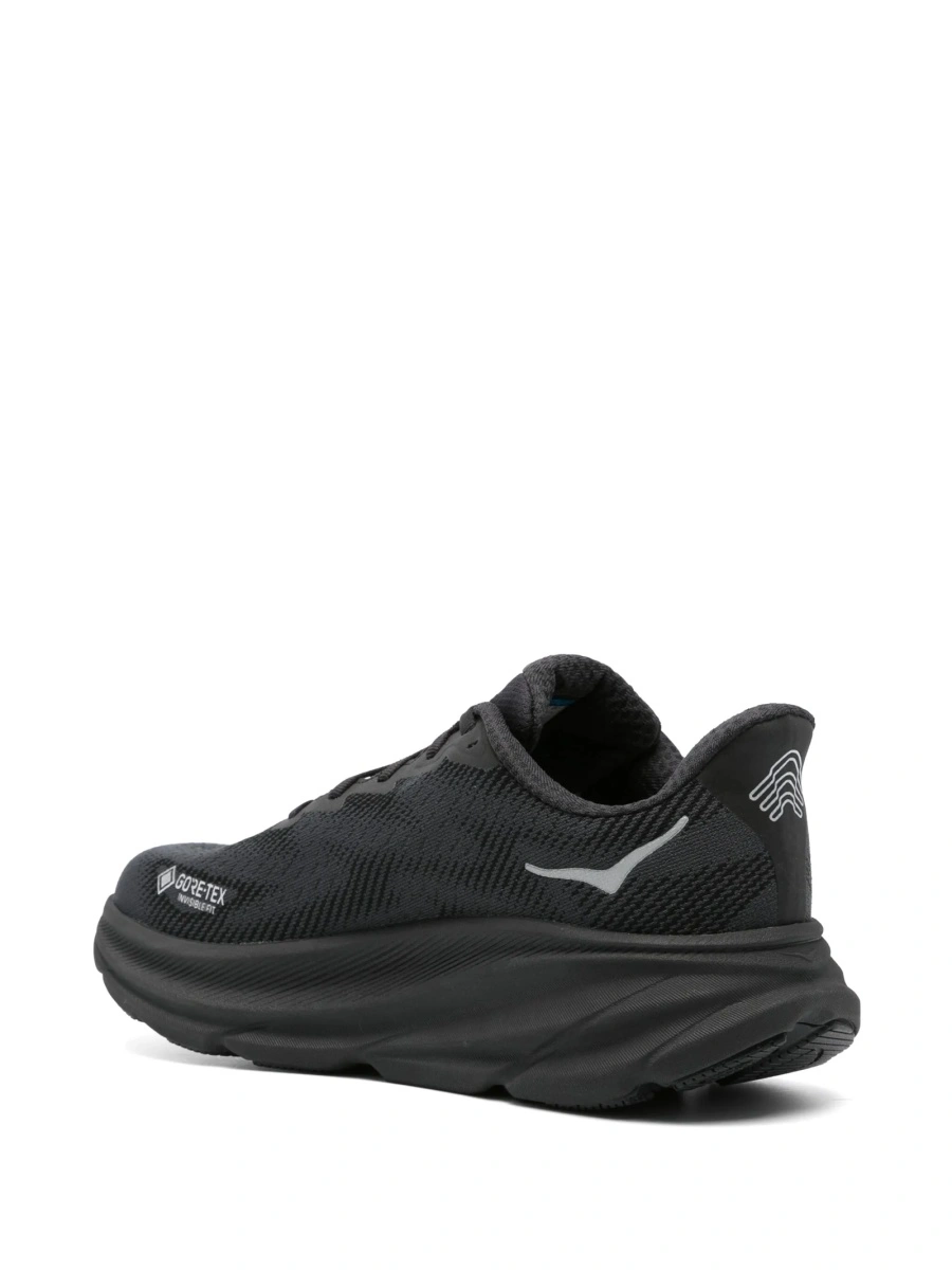 Sneakers Hoka One One negri din material textil si poliuretan - Img 3