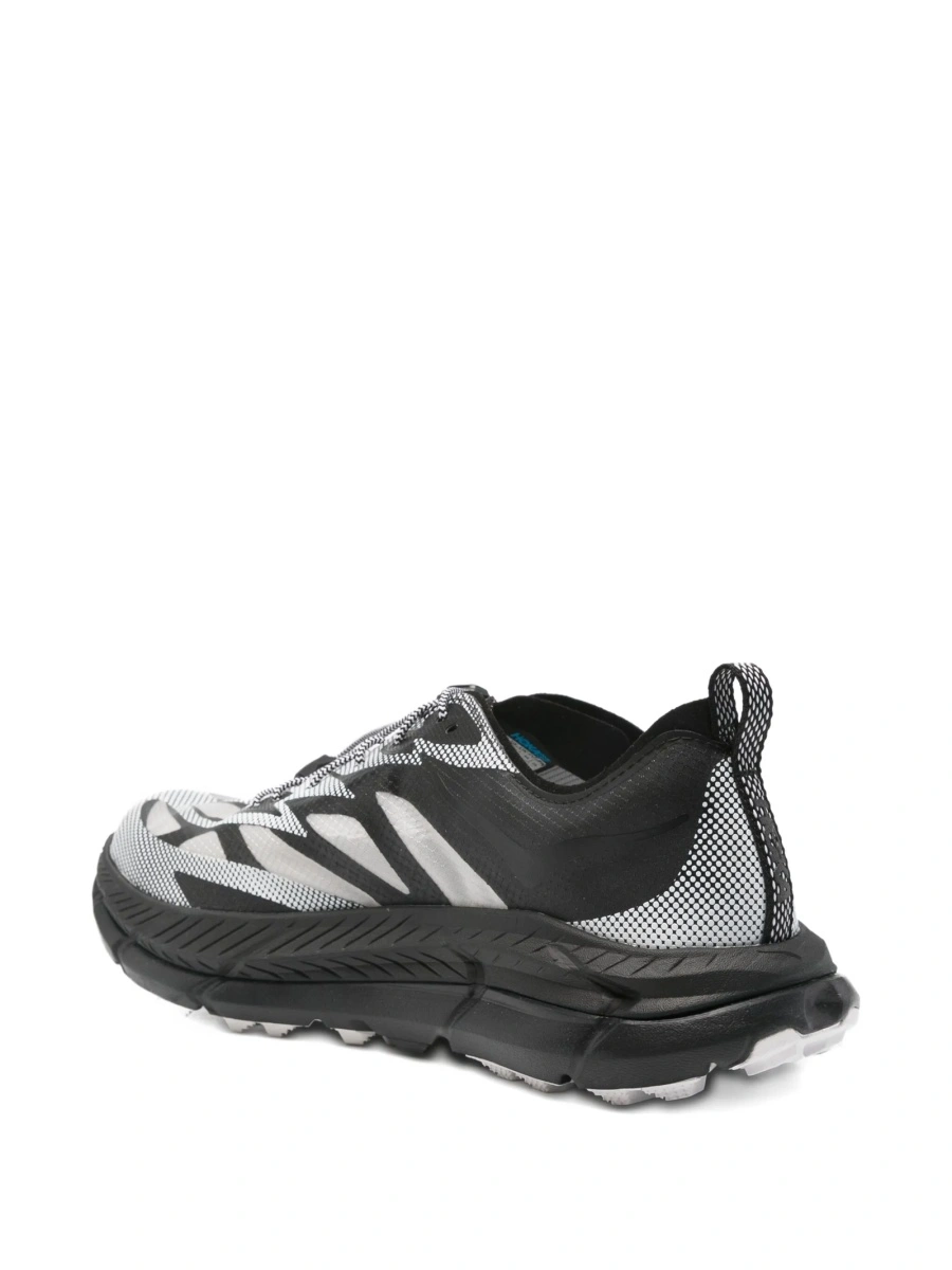 Sneakers Hoka One One negri din material textil - Img 3