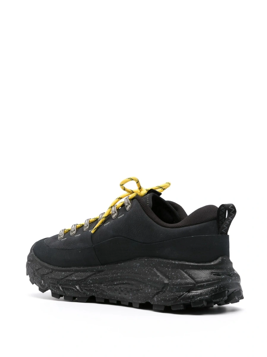 Sneakers Hoka One One negri din piele - Img 3