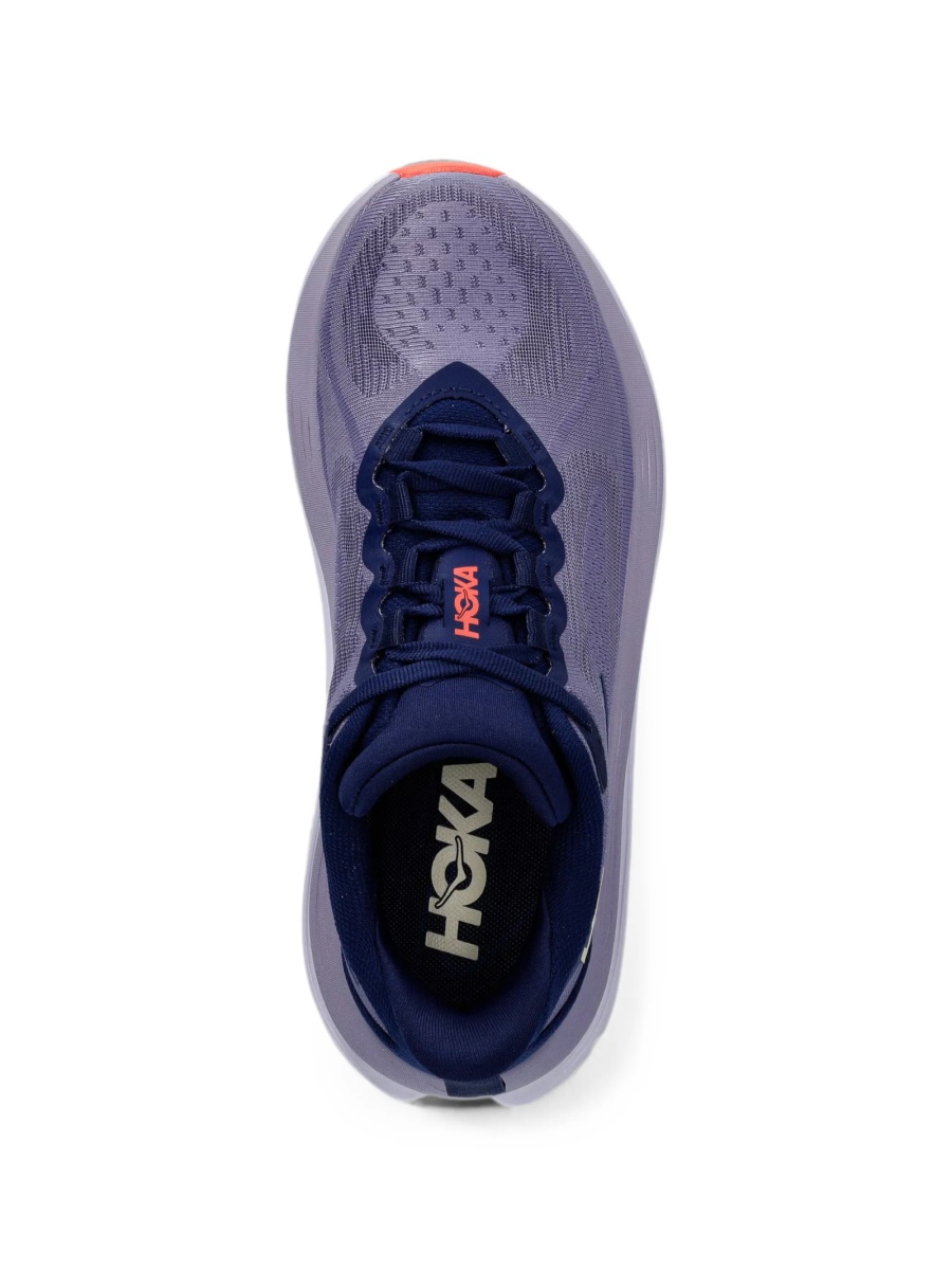 Sneakers Hoka One One violet din plasa - Img 3