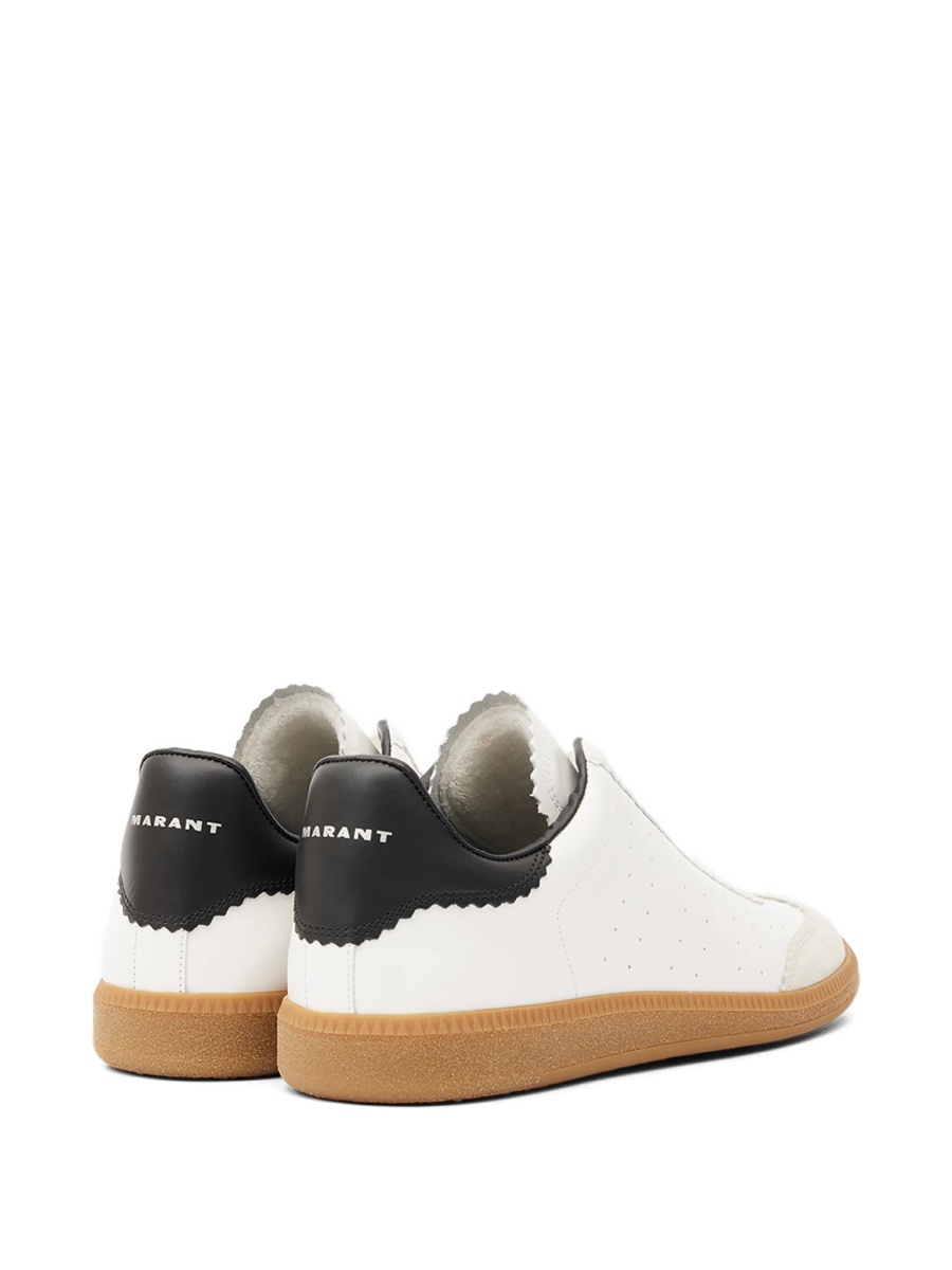 Sneakers Isabel Marant albi din piele - Img 4