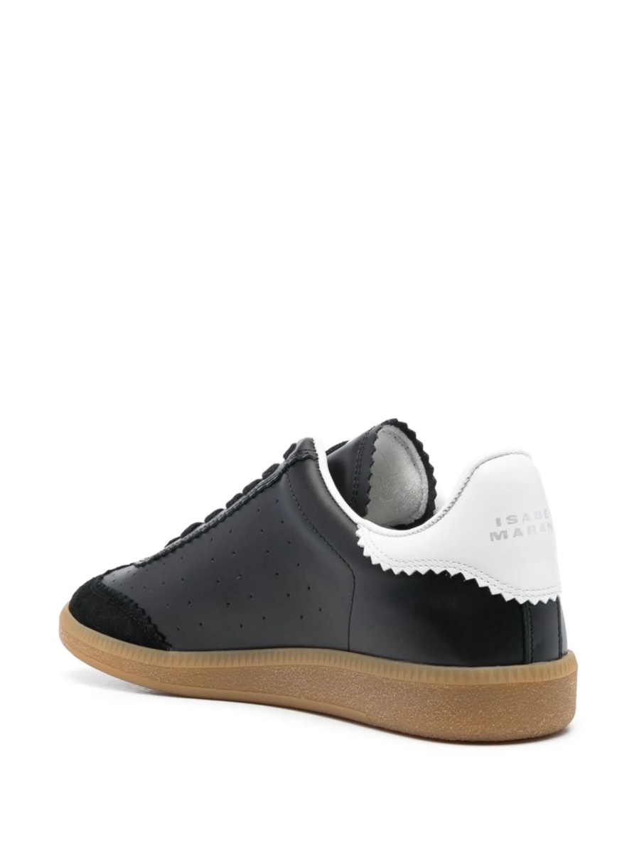 Sneakers Isabel Marant negri din piele - Img 3