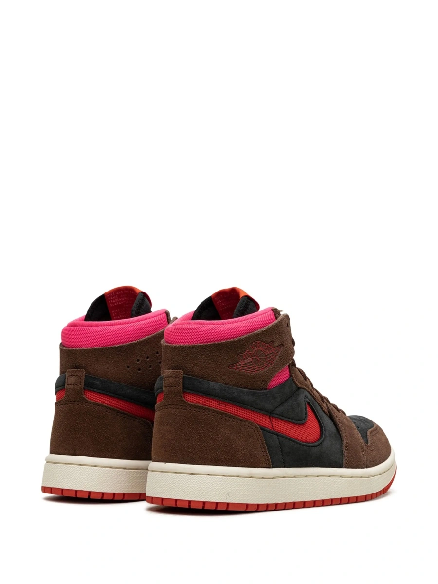 Sneakers Jordan air jordan 1 maro din material textil si piele intoarsa - Img 3