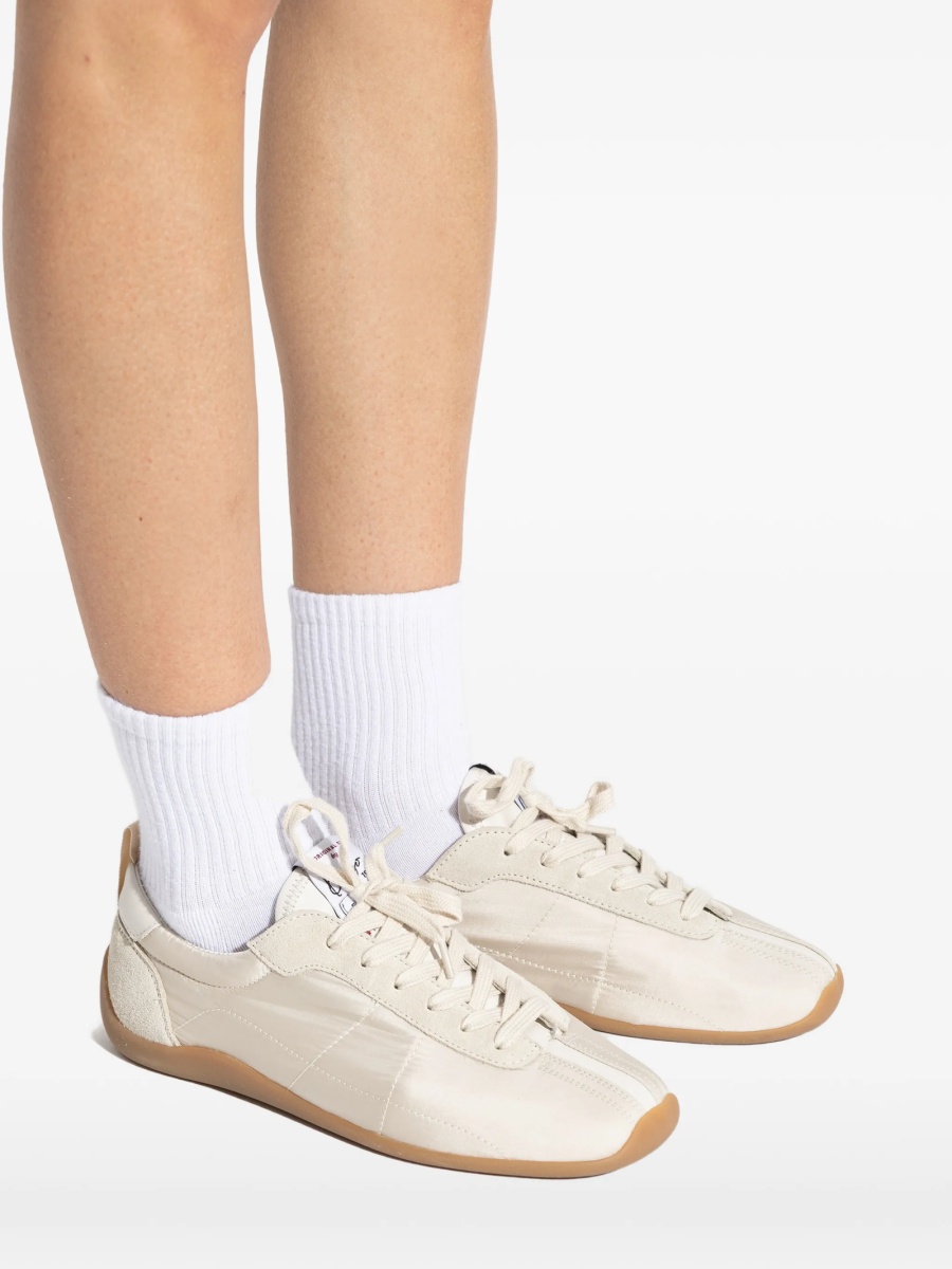 Sneakers Kenzo neutri din piele intoarsa si poliamida - Img 5