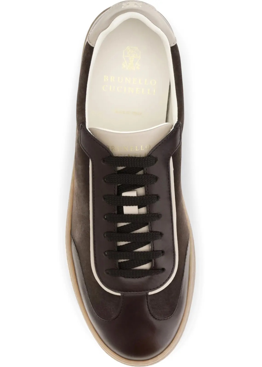 Sneakers Leather Sneakers with suede details - Img 4