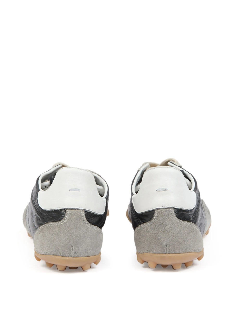 Sneakers Maison Margiela negri din piele intoarsa si piele - Img 3