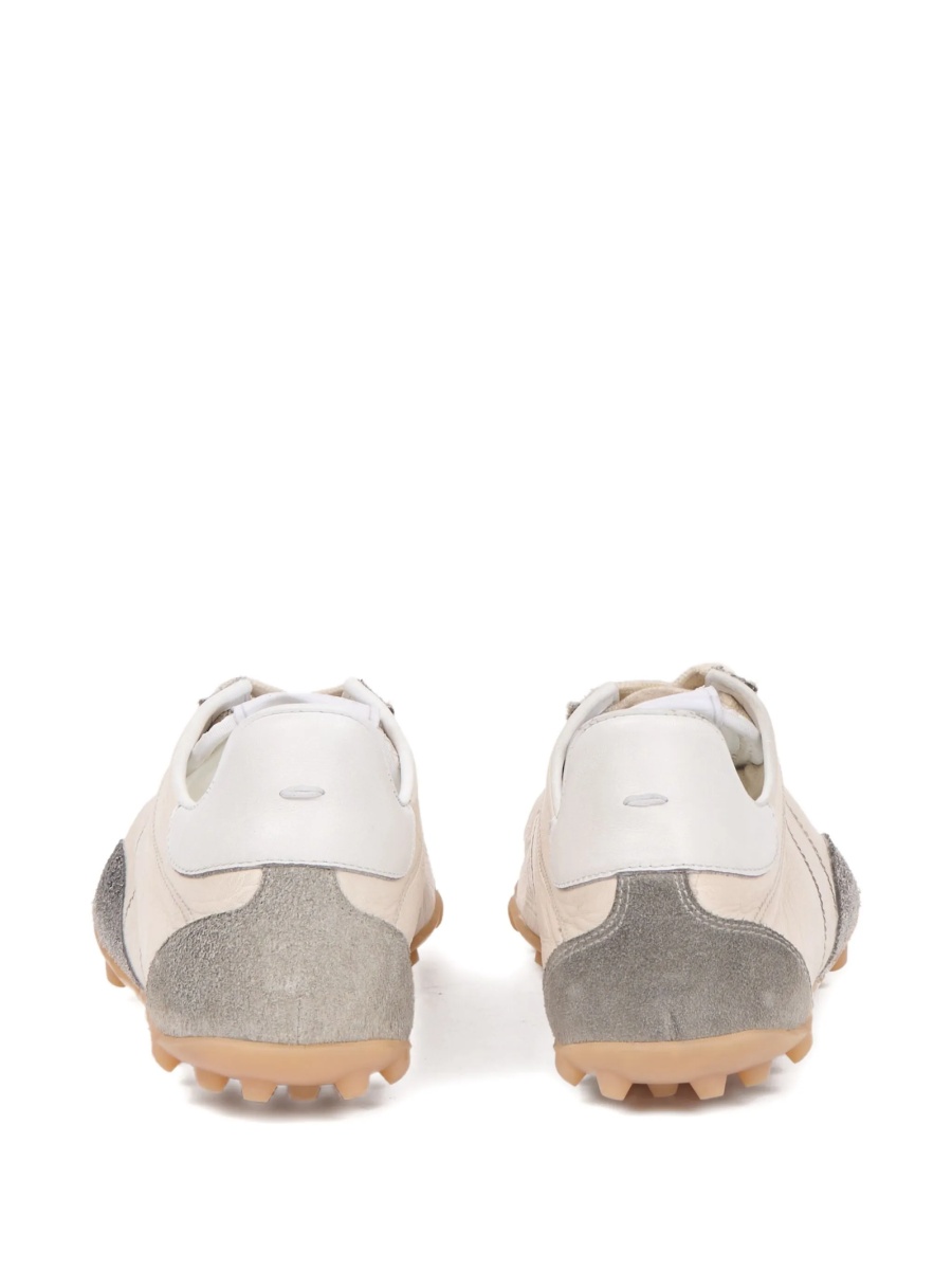 Sneakers Maison Margiela neutri din piele intoarsa si piele - Img 3