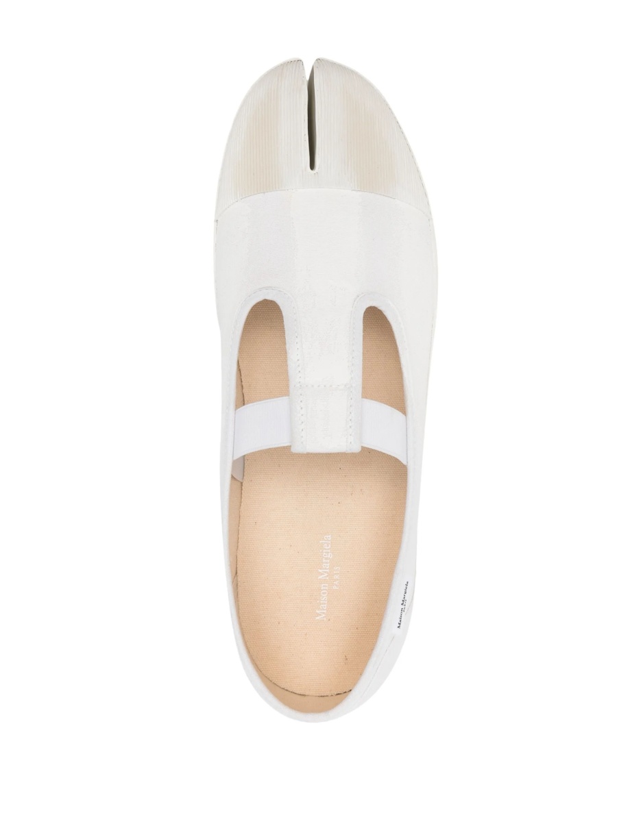 Sneakers Maison Margiela tabi albi din material textil - Img 4