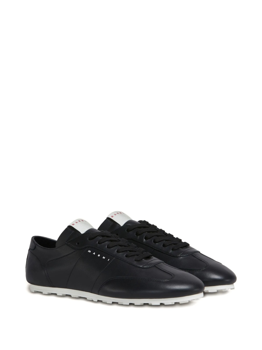 Sneakers Marni negri din piele - Img 2