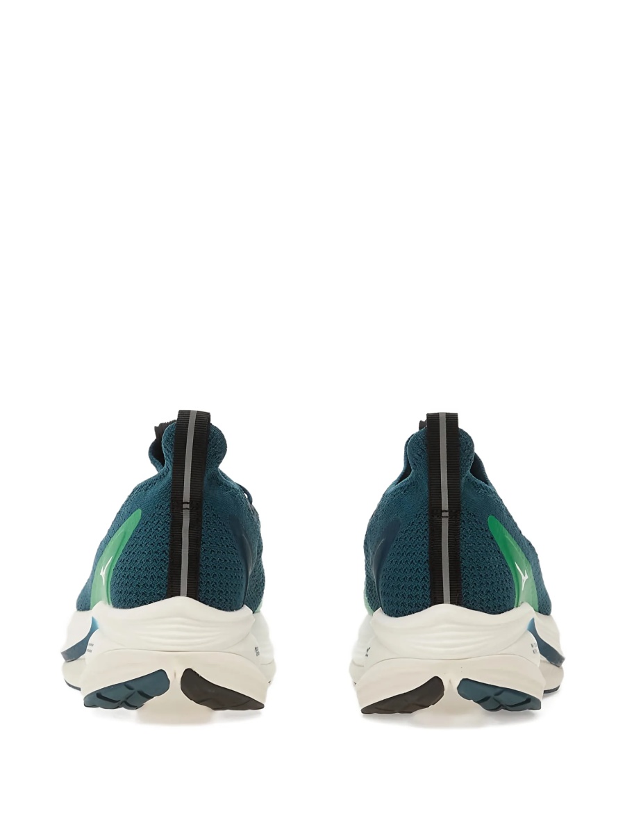 Sneakers Mizuno albastri din material textil - Img 3