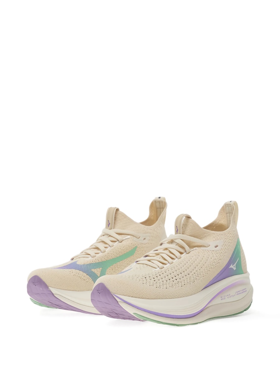 Sneakers Mizuno neutri din material textil - Img 2