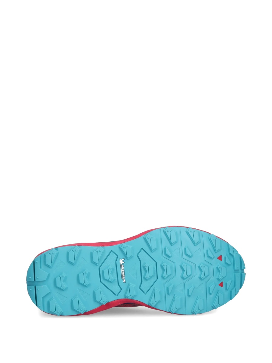 Sneakers Mizuno rosii din material textil - Img 5