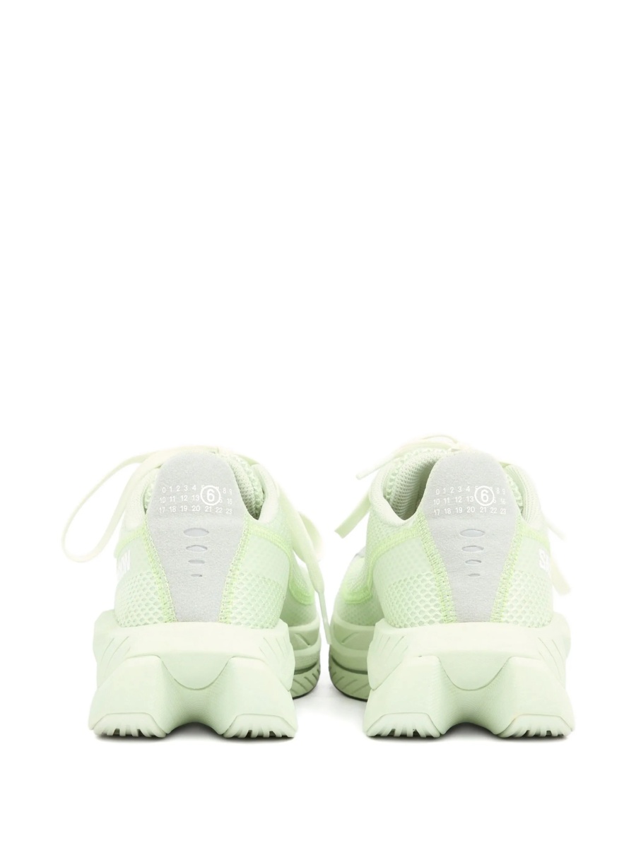 Sneakers MM6 Maison Margiela verzi din polyester - Img 3