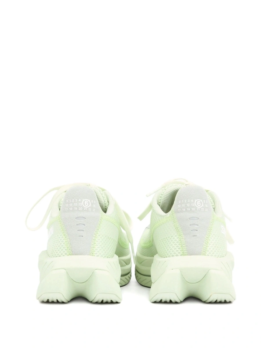 Sneakers MM6 Maison Margiela verzi din polyester - Img 3