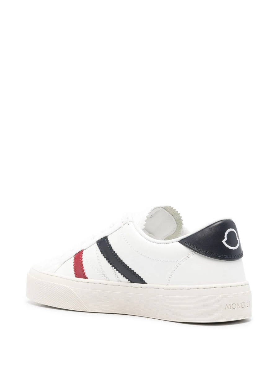 Sneakers Moncler albi din piele - Img 3