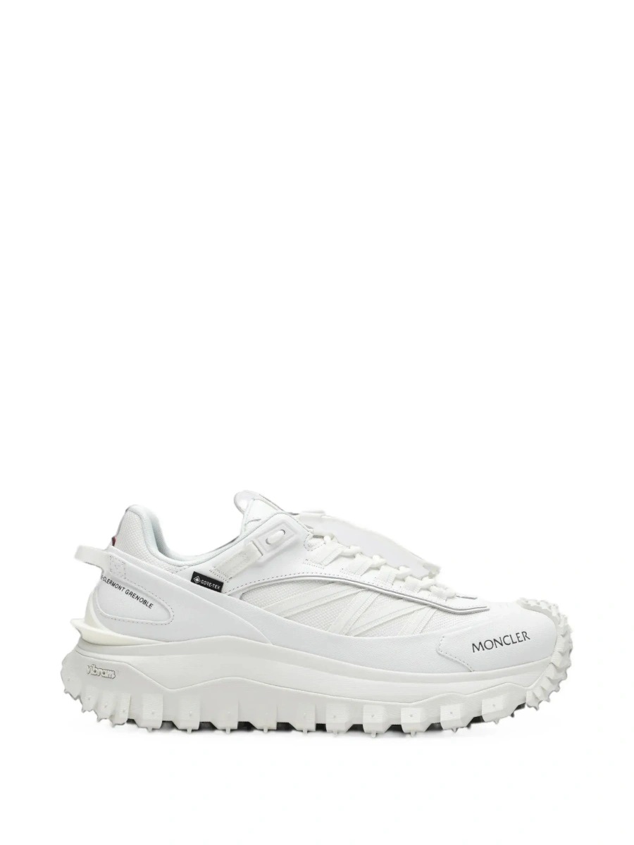 Sneakers Moncler 'Trailgrip' albi din piele si material textil - Img 7