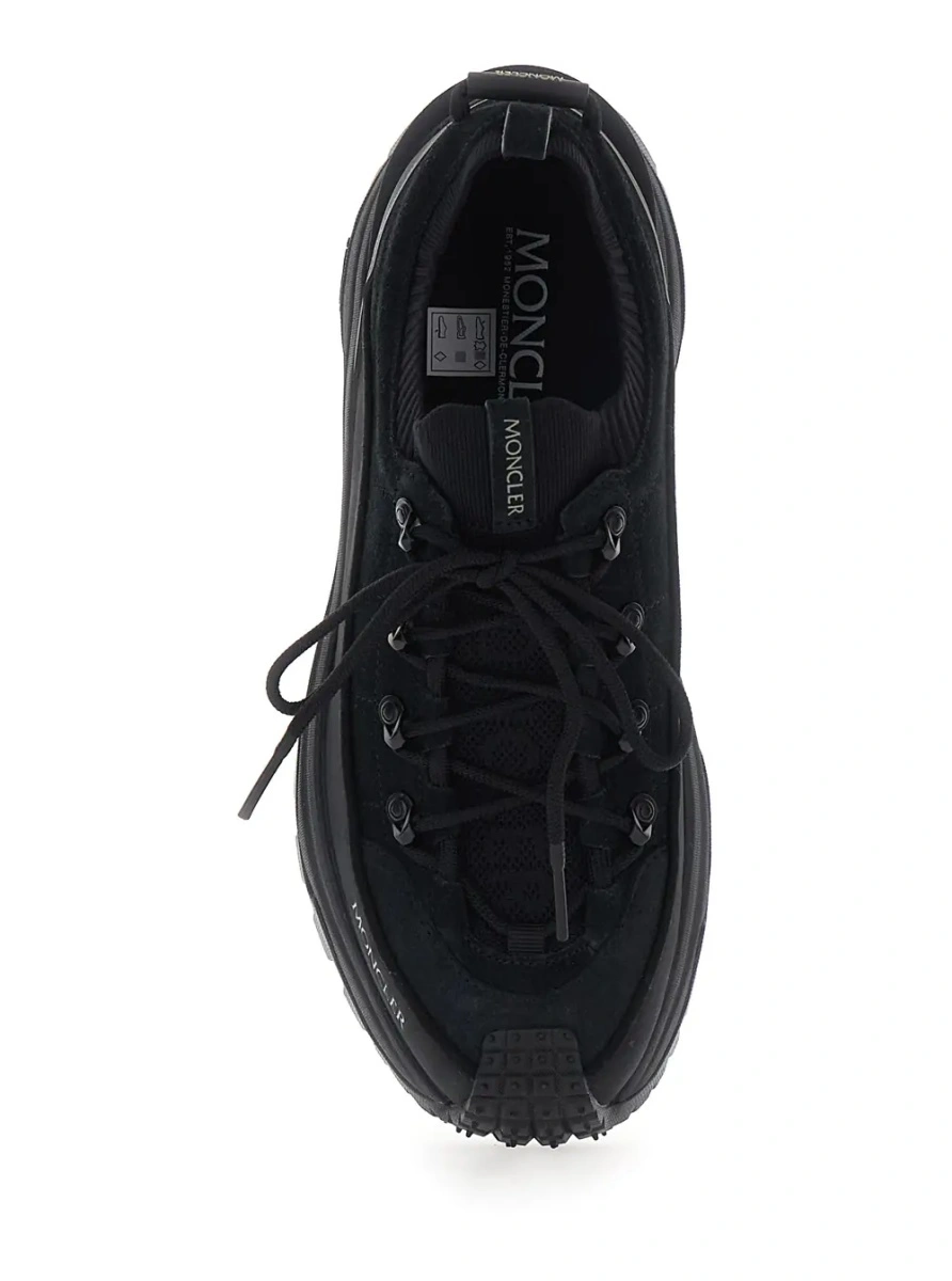 Sneakers Moncler 'Trailgrip' negri din piele - Img 4