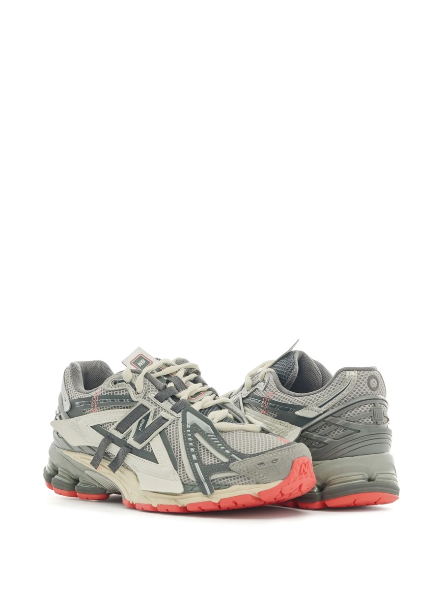 Sneakers New Balance gri din plasa si piele - Img 4