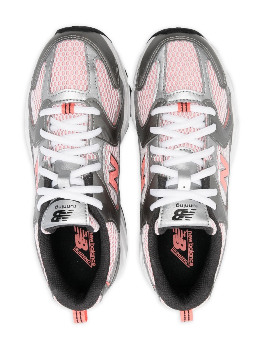 Sneakers New Balance gri din poliuretan si material textil - Img 3