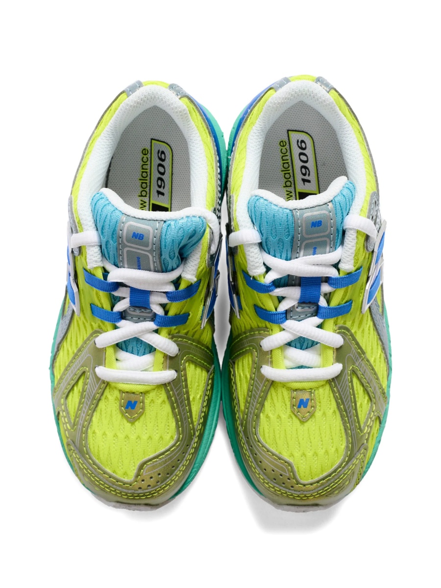 Sneakers New Balance Kids galbeni din material textil - Img 3