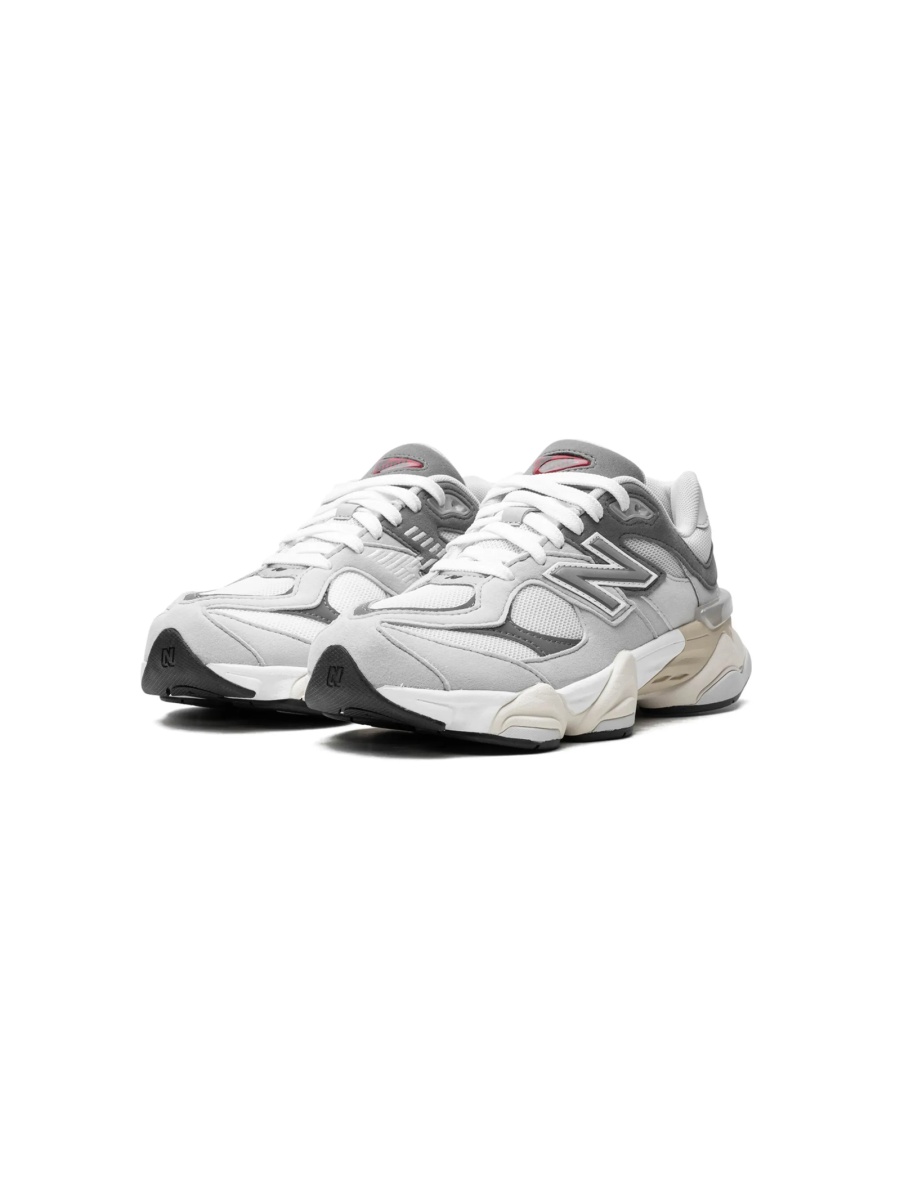 Sneakers New Balance Kids gri din piele si plasa - Img 5