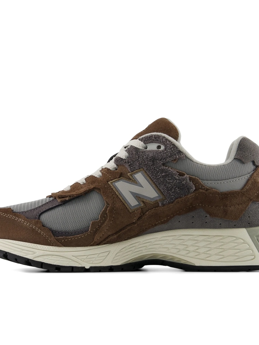 Sneakers New Balance maro din piele intoarsa si plasa - Img 5