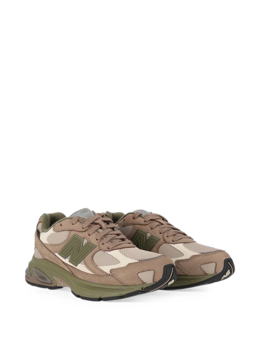 Sneakers New Balance maro din plasa si piele - Img 2