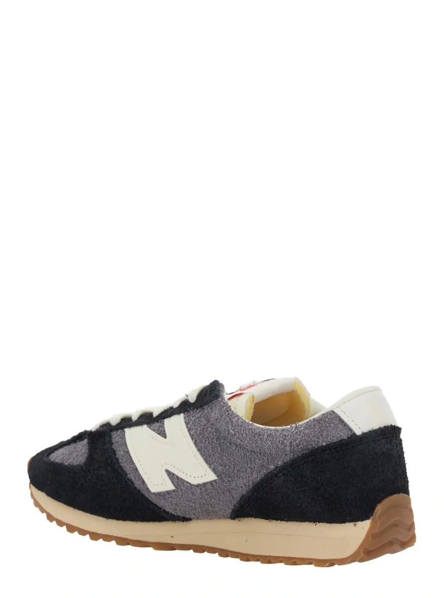 Sneakers New Balance negri din piele intoarsa - Img 3