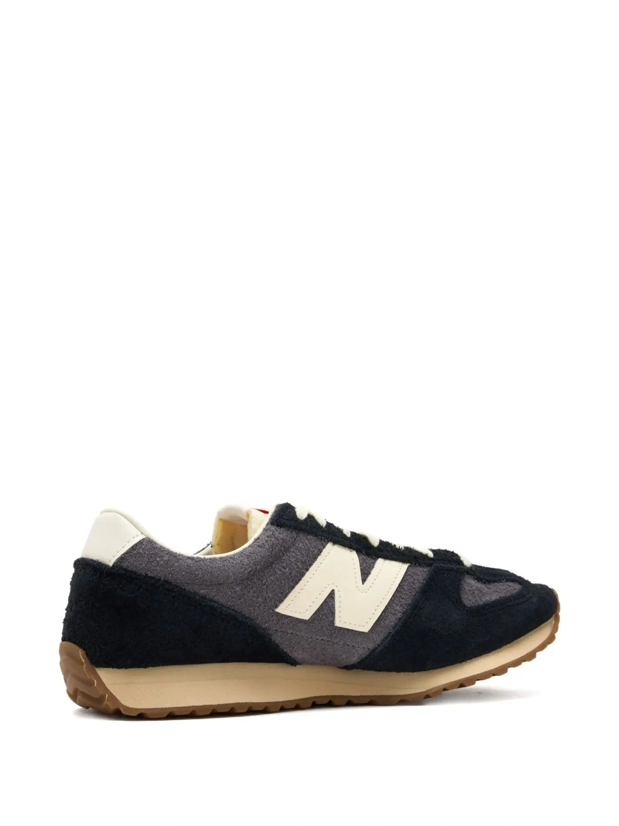 Sneakers New Balance negri din piele intoarsa - Img 5