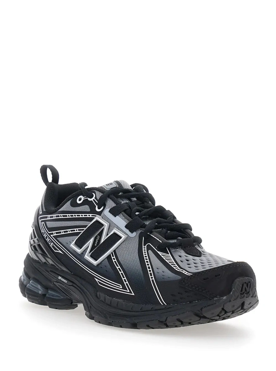 Sneakers New Balance negri din piele si material textil '1906E' - Img 2