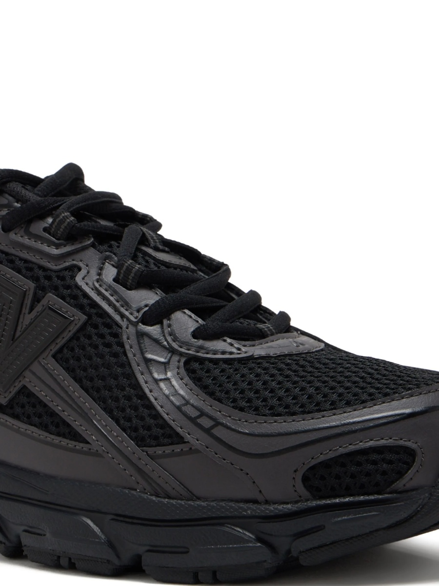 Sneakers New Balance negri din poliuretan si plasa - Img 4