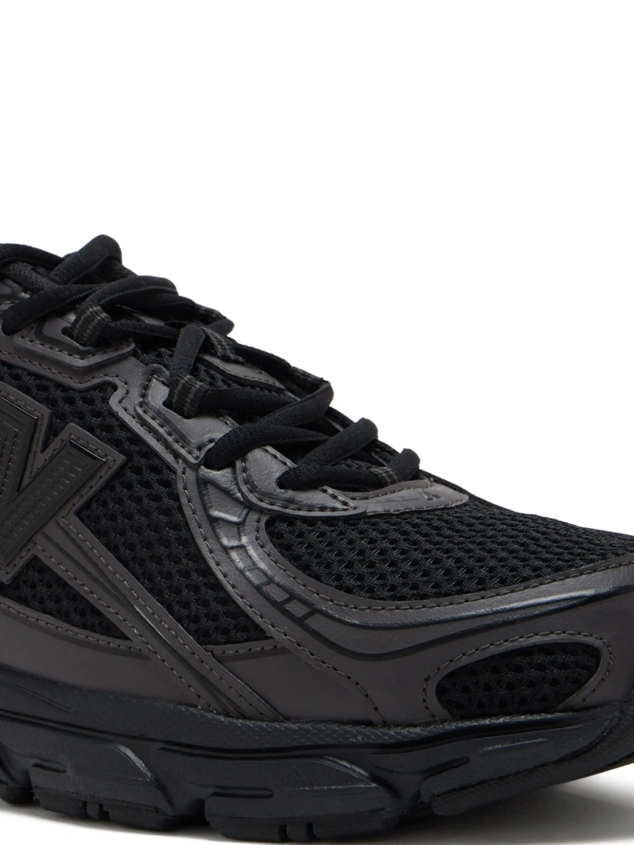 Sneakers New Balance negri din poliuretan si plasa - Img 4