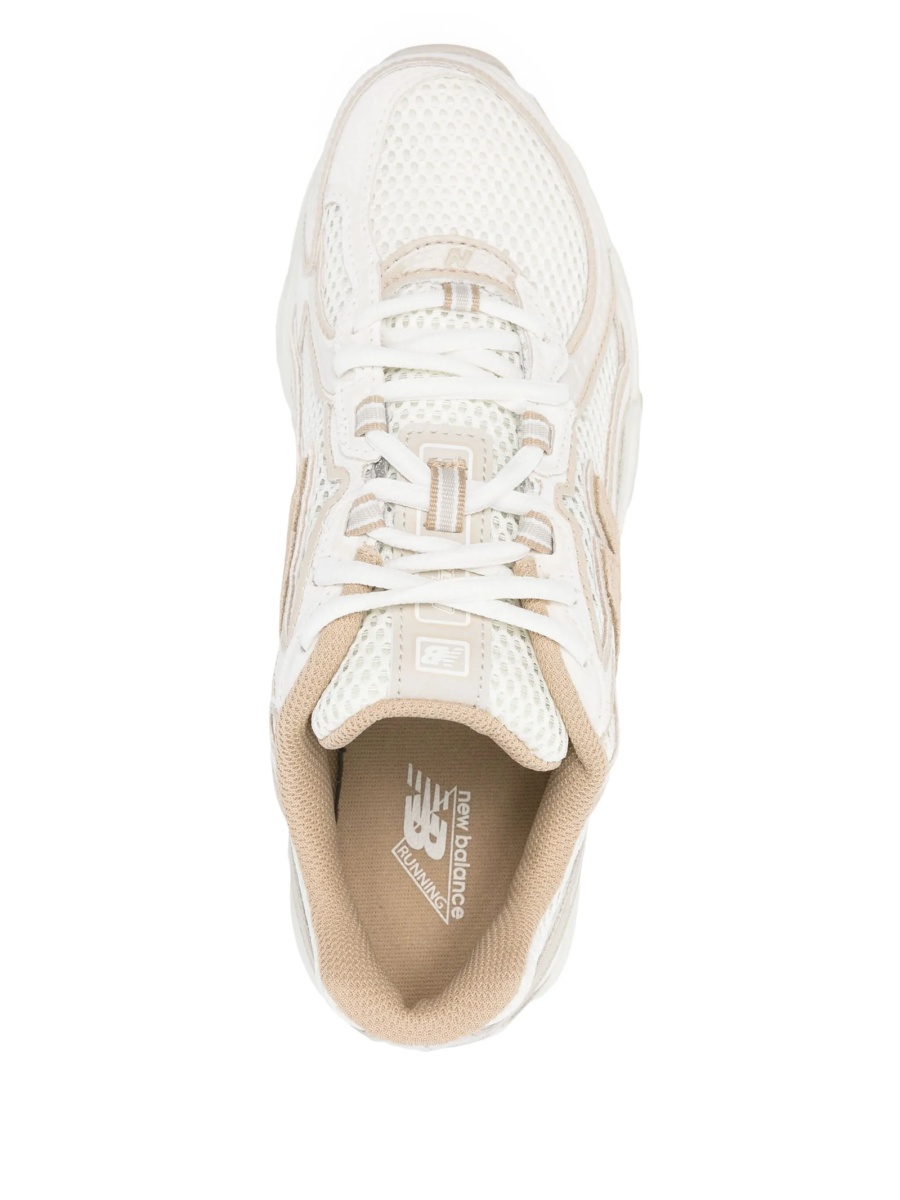 Sneakers New Balance neutri din piele intoarsa si material textil - Img 4