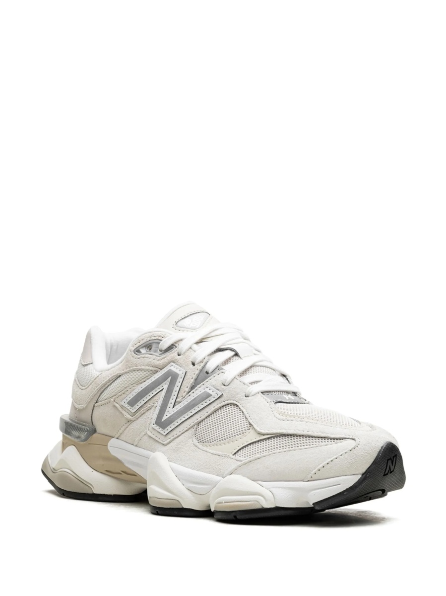 Sneakers New Balance neutri din plasa si piele - Img 2
