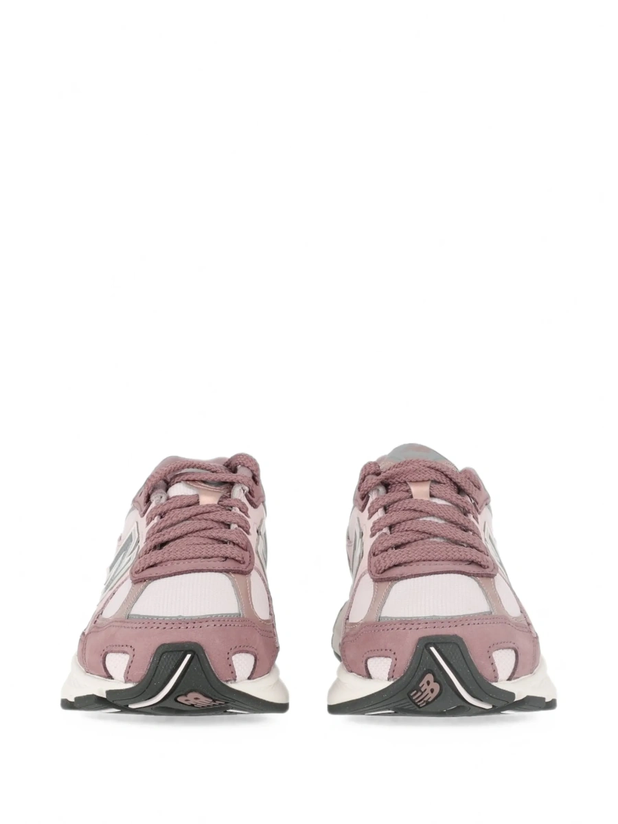 Sneakers New Balance roz din fibre si plasa - Img 3