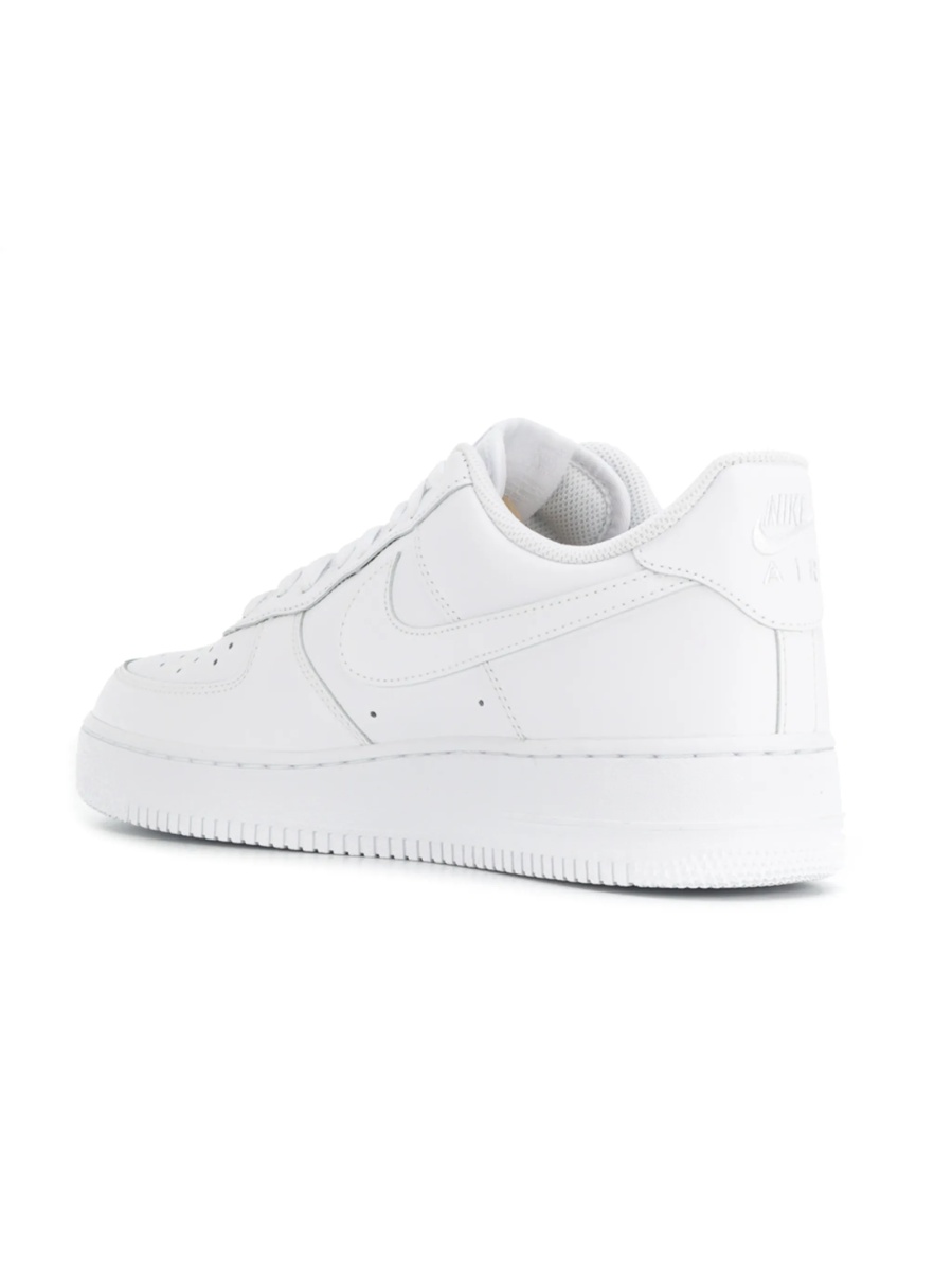 Sneakers Nike air force 1 albi din polyester si piele - Img 3