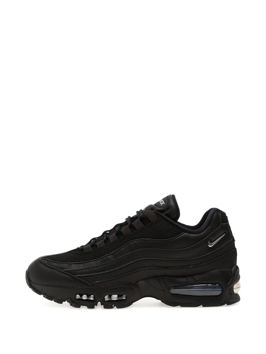 Sneakers Nike air max negri din material textil si piele - Img 5