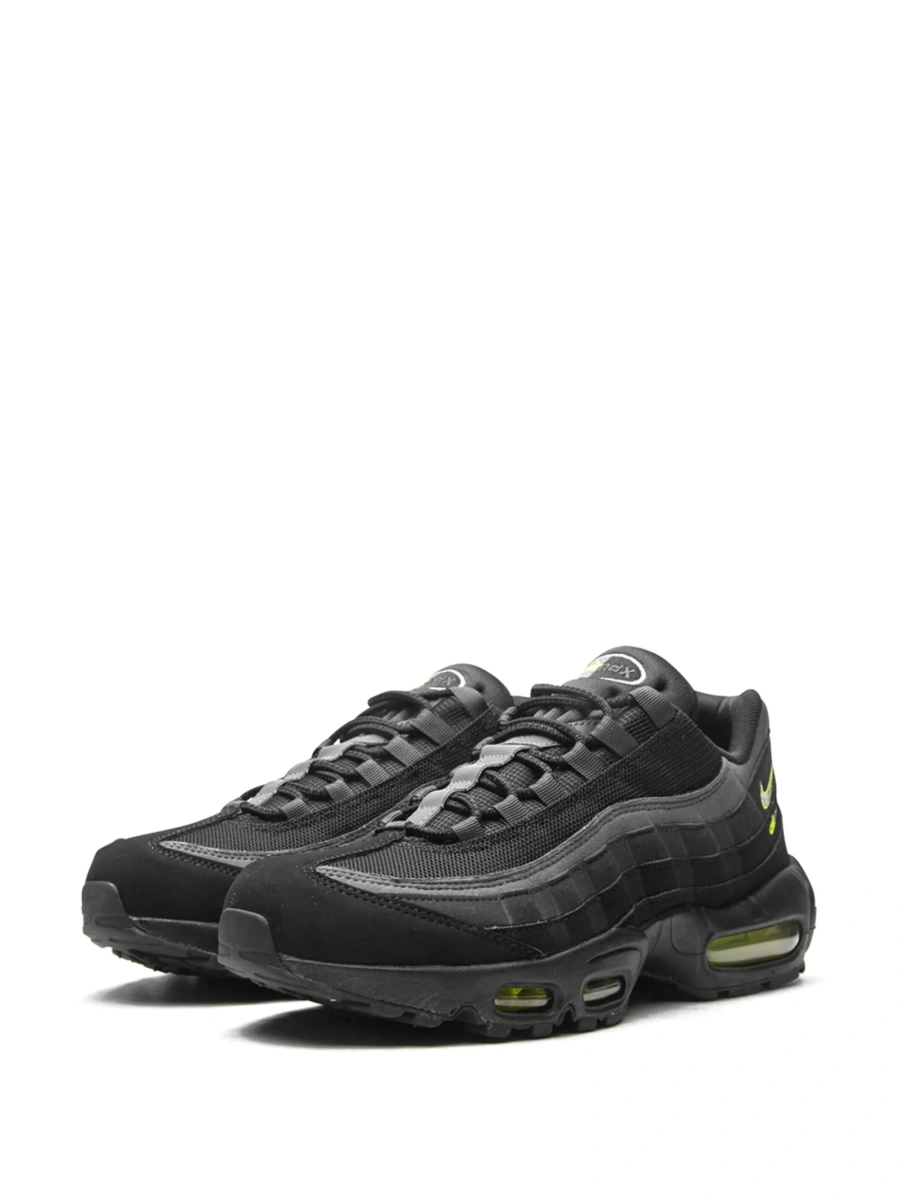 Sneakers Nike air max negri din piele si material textil - Img 2