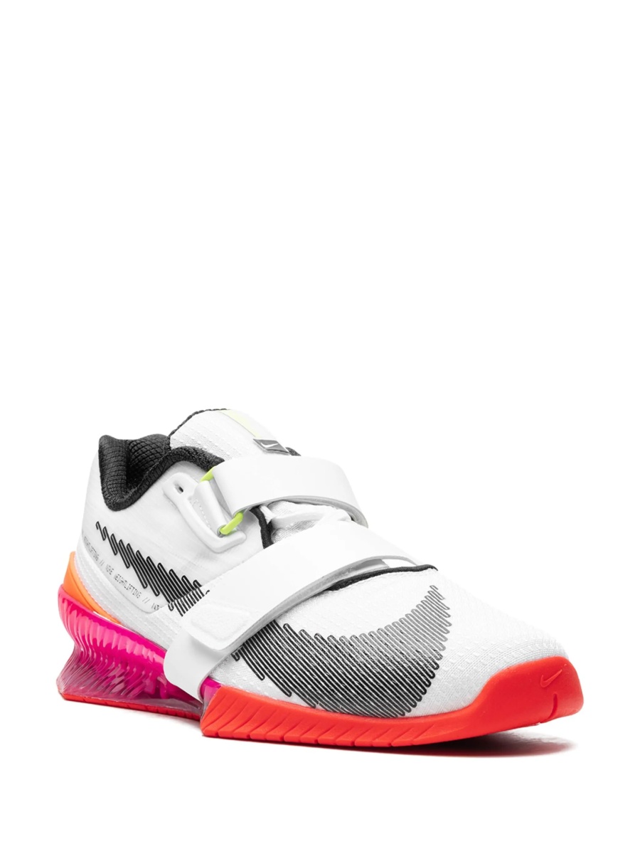 Sneakers Nike albi din material textil - Img 2
