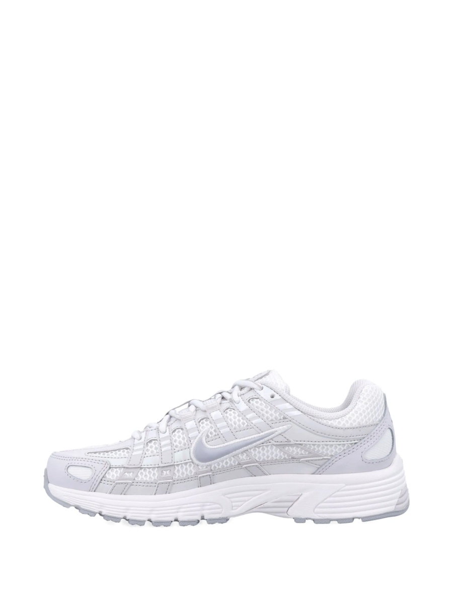 Sneakers Nike albi din piele si material textil - Img 4