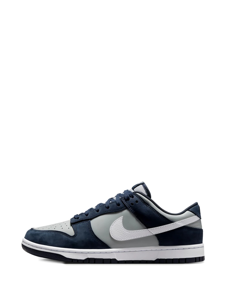 Sneakers Nike dunk albastri din piele si piele intoarsa - Img 5