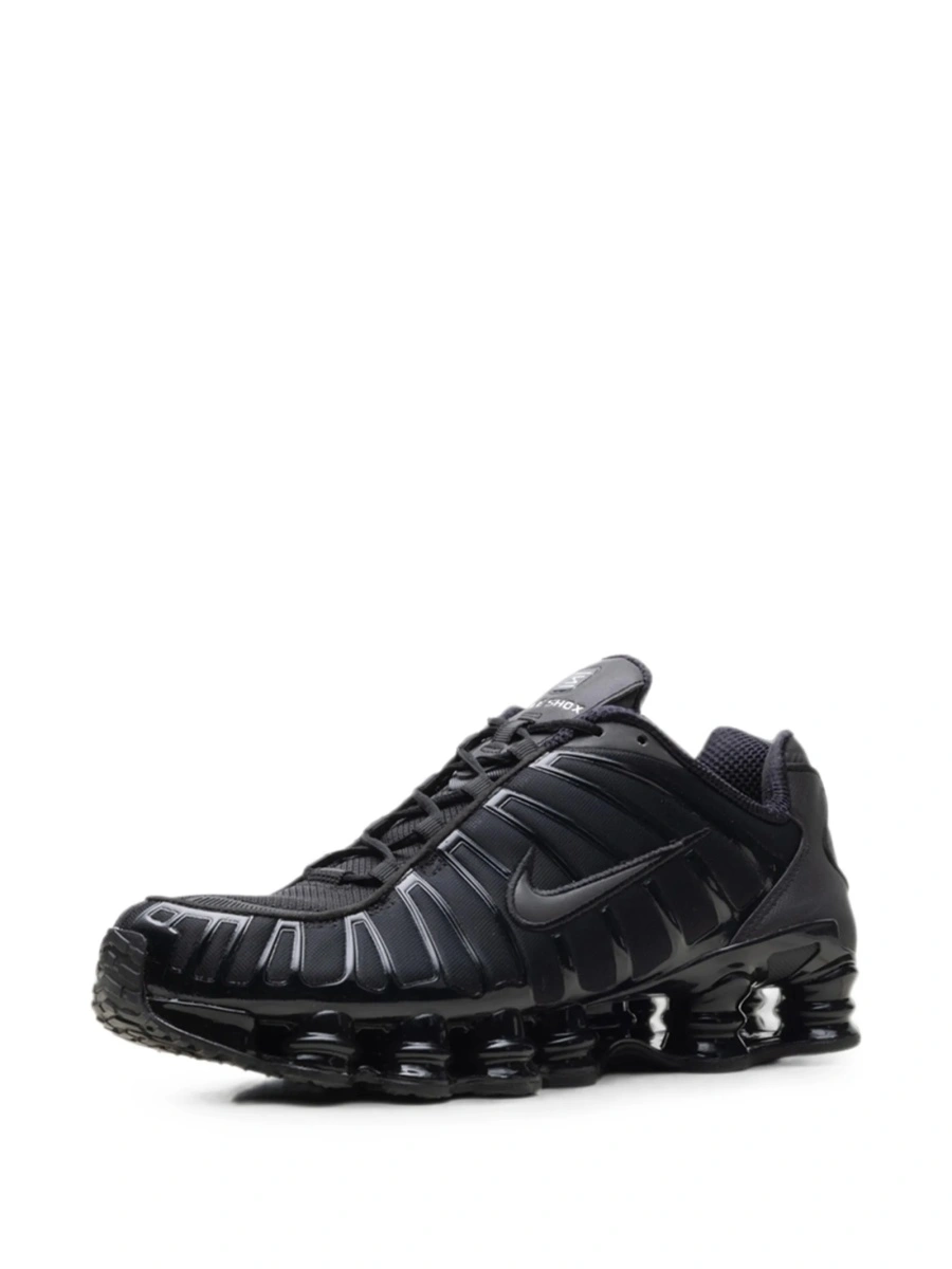 Sneakers Nike shox negri din material textil - Img 3