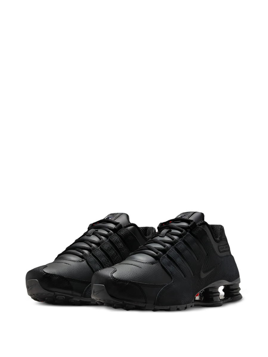 Sneakers Nike shox negri din piele si poliuretan - Img 2