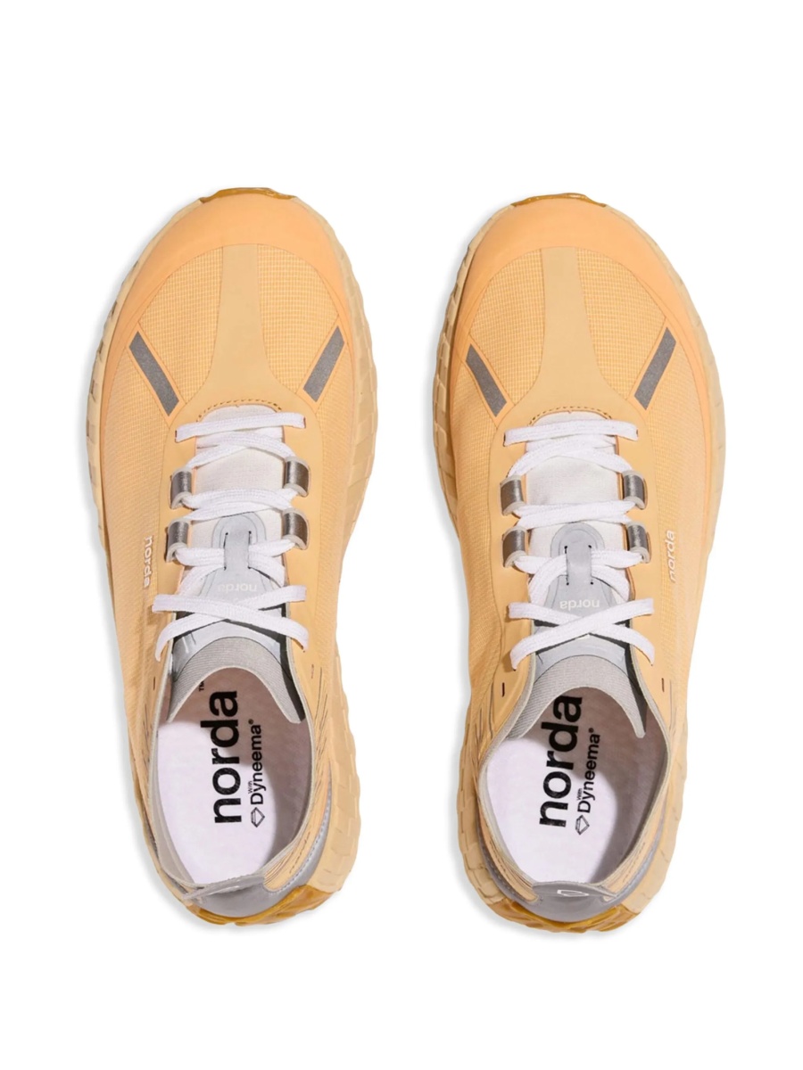 Sneakers NORDA portocalii din material textil - Img 2