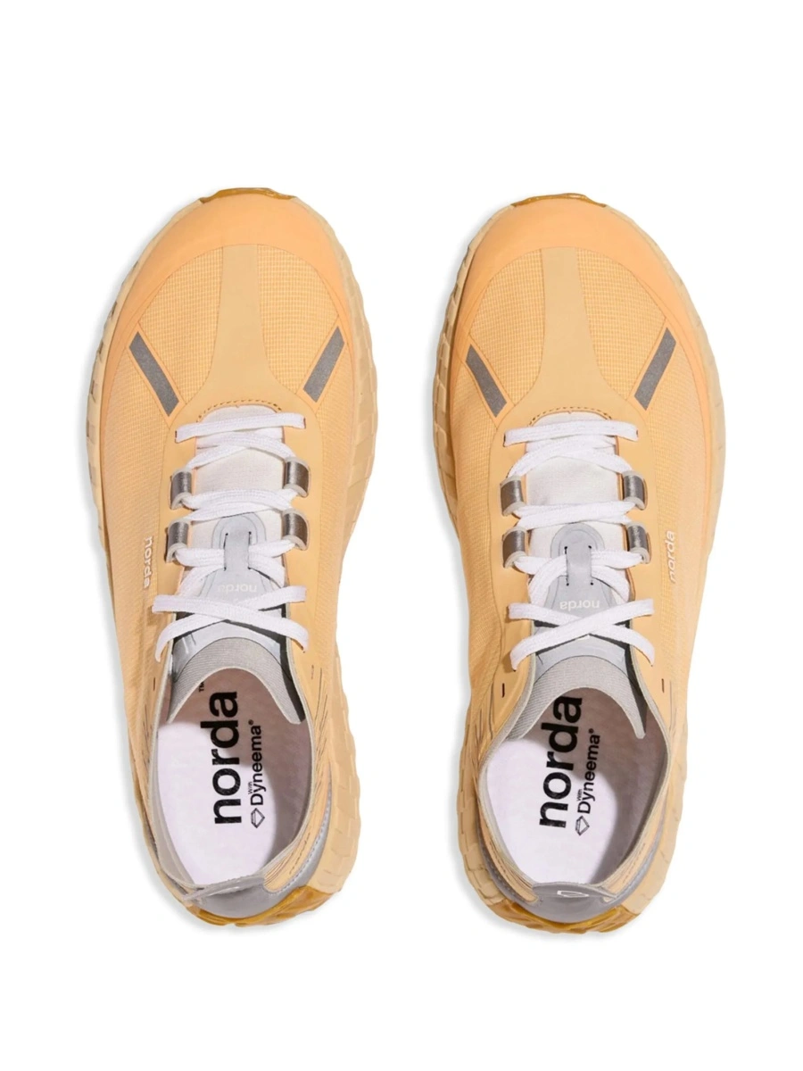 Sneakers NORDA portocalii din material textil - Img 2